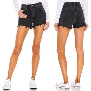 AGOLDE Parker Denim Cut Off Shorts